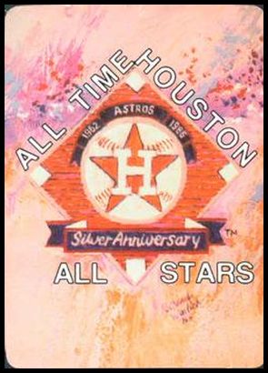 28 Checklist Card Astros' A-S Logo